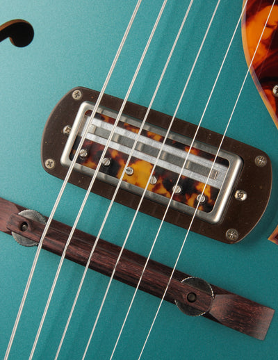Collings Ladybird Satin Teal w/Righteous Sound