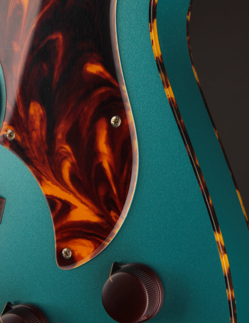 Collings Ladybird Satin Teal w/Righteous Sound