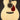 Acoustic guitar with a cutaway on a black background