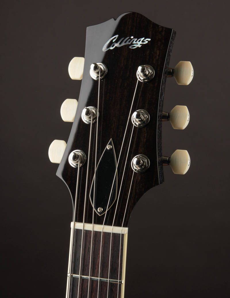 Collings SoCo Doghair Jet Black Spruce Top w/Throbaks