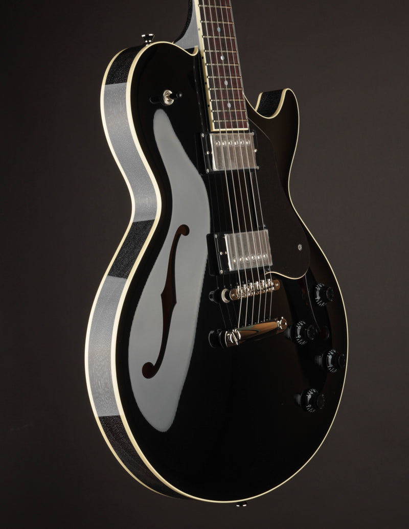 Collings SoCo Doghair Jet Black Spruce Top w/Throbaks