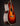 Acoustic guitar with a sunburst finish on a dark background, side view