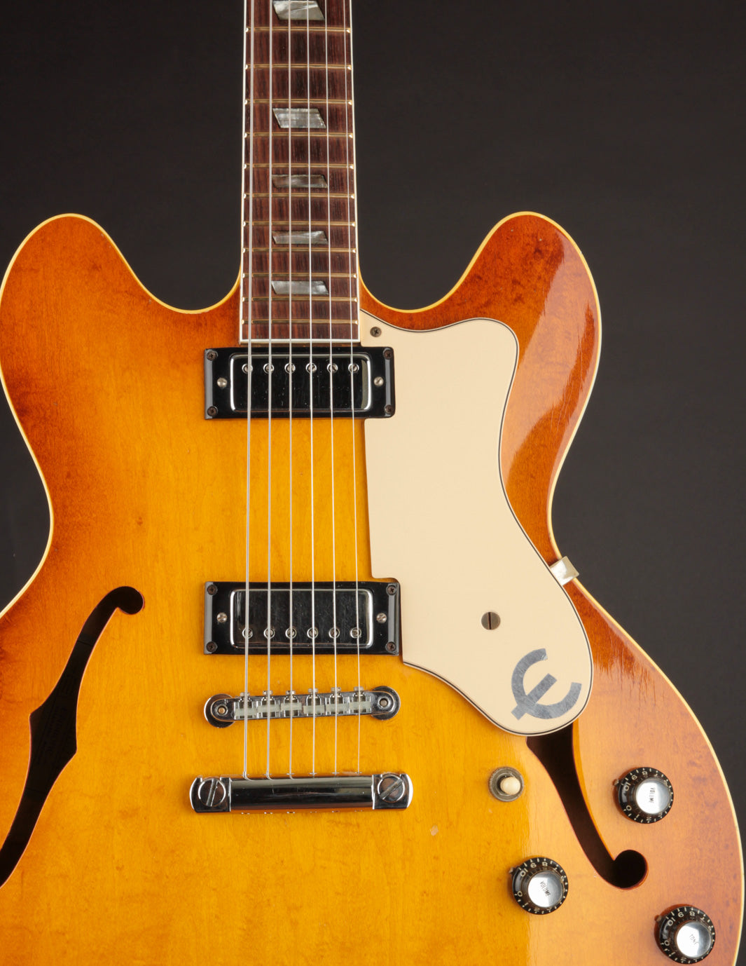1966 Epiphone E360TD Riviera, Royal Tan | The Music Emporium
