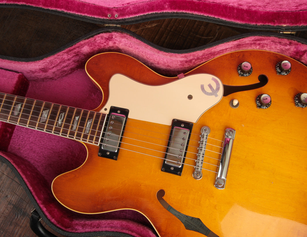 1966 Epiphone E360TD Riviera, Royal Tan | The Music Emporium