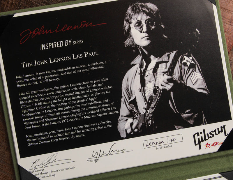 Gibson Custom Shop LTD John Lennon Les Paul Junior Cherry 