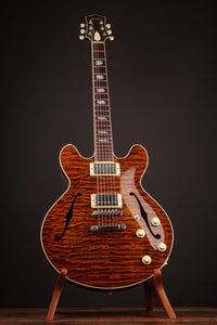 Collings I-35 Deluxe Caramel Quilt Top w/Throbaks (USED, 2016)
