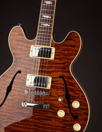 Collings I-35 Deluxe Caramel Quilt Top w/Throbaks (USED, 2016)
