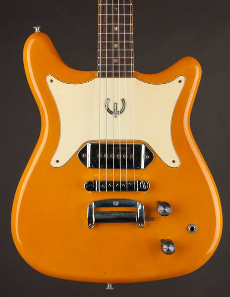 1969 Epiphone Coronet in Sunset Yellow: Vintage Guitar for Sale