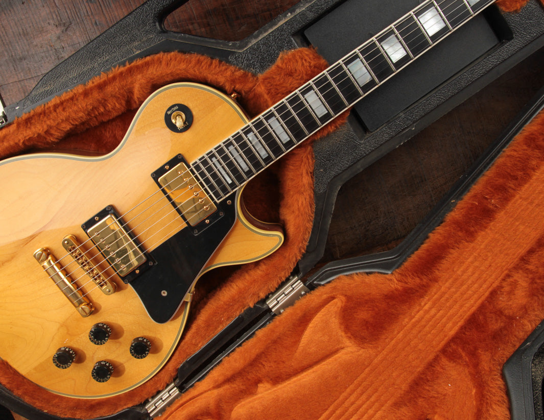 1982 Gibson Les Paul Custom, Natural | The Music Emporium