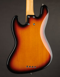 A photo of the back of the Lakland Bass. 