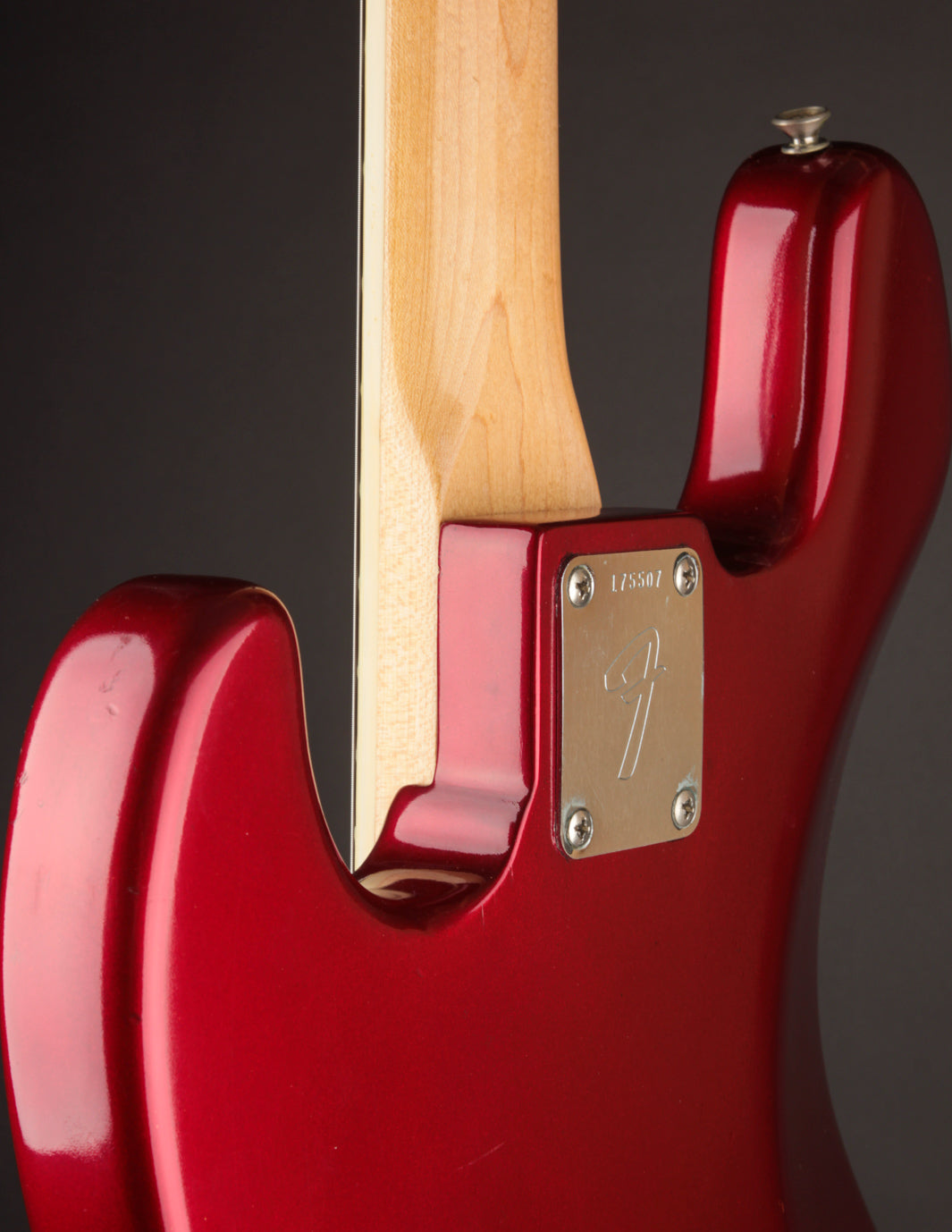 67 Fender Jazz Bass: Candy Apple Red at The Music Emporium