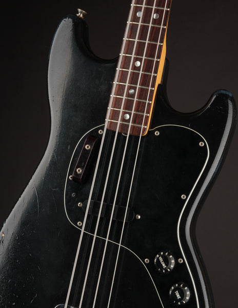 1979 Fender Musicmaster Bass: Black Beauty at The Music Emporium