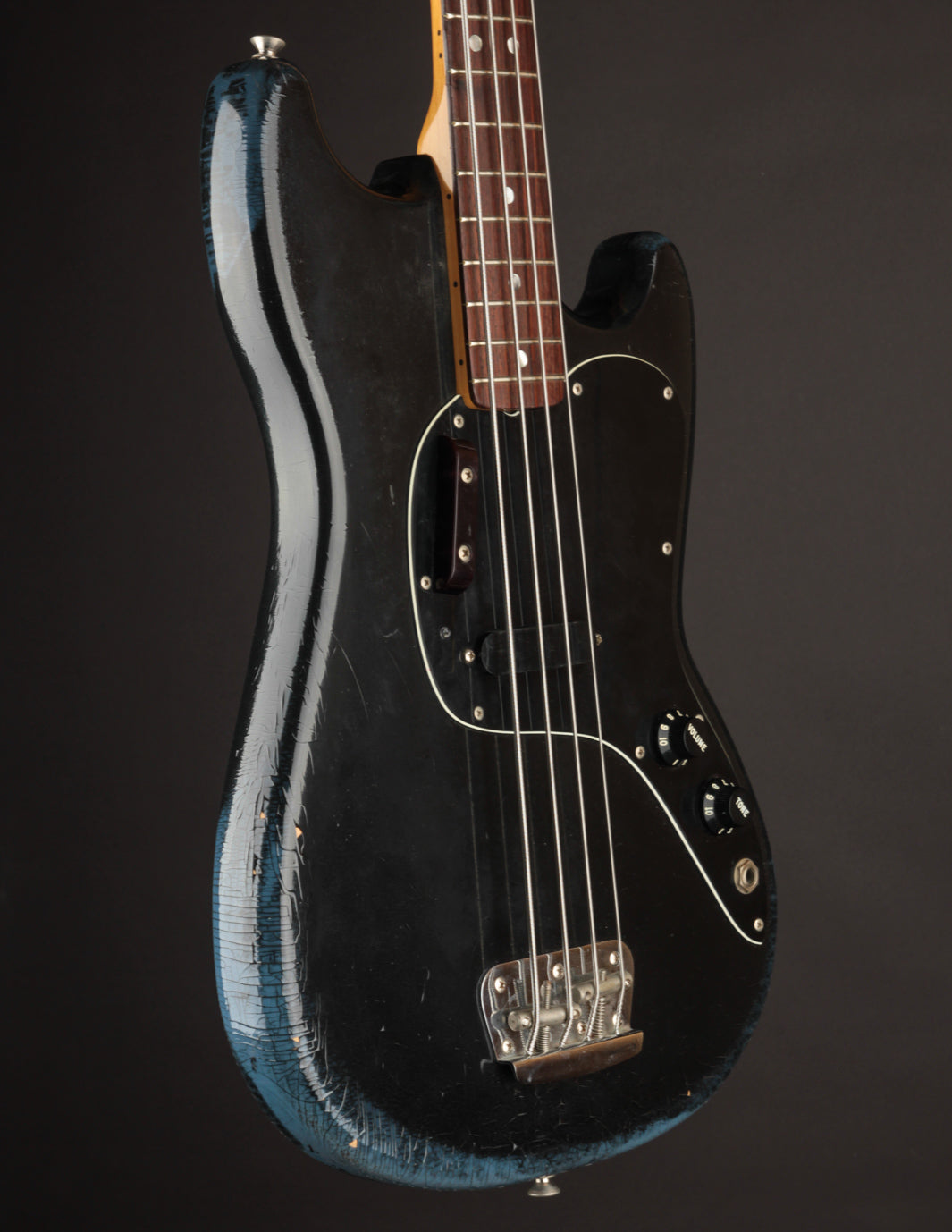 1979 Fender Musicmaster Bass, Black | The Music Emporium