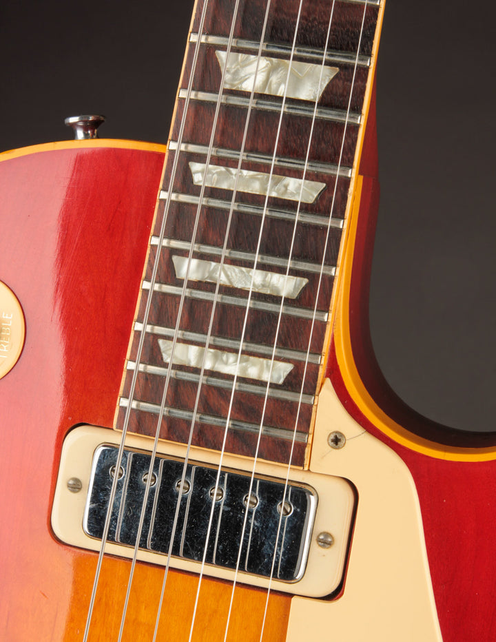 73 Les Paul Deluxe: Cherry Sunburst at The Music Emporium