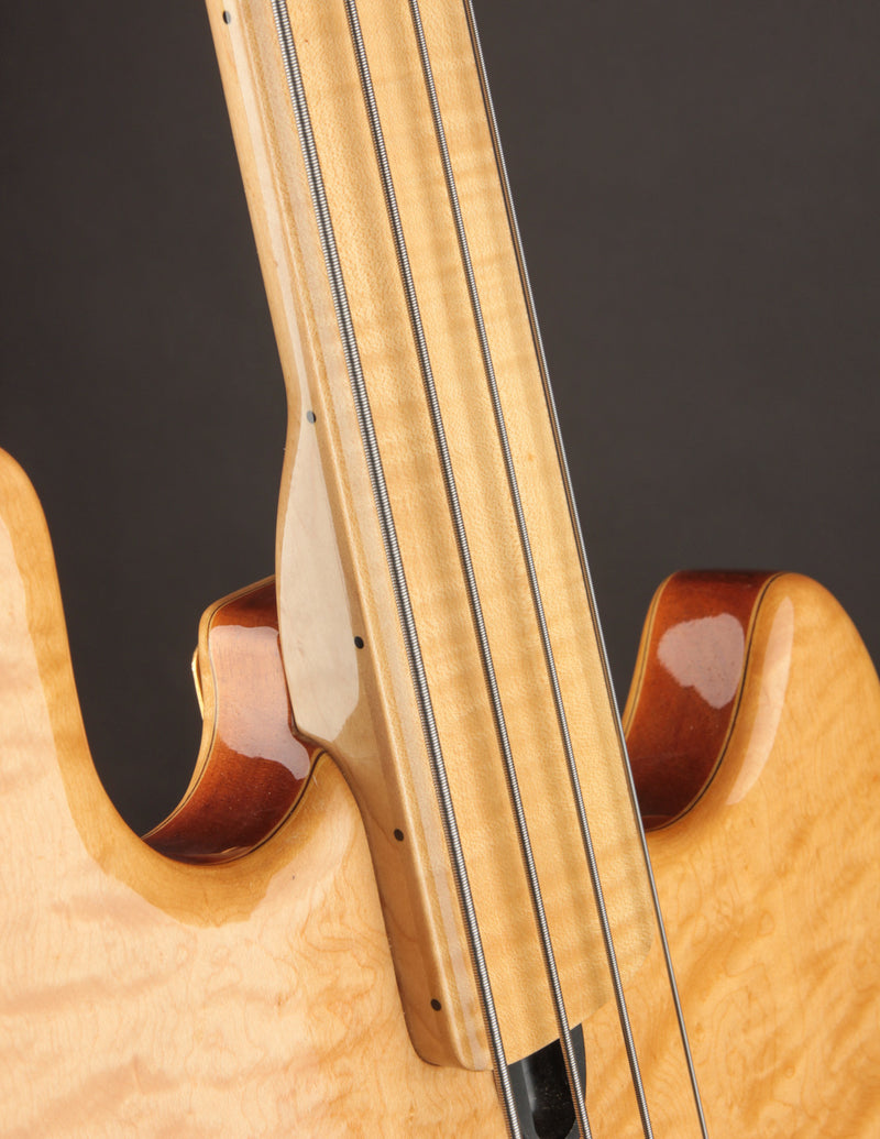 Wal MK1 Fretless Bass Flamed Maple/Mahogany (USED, 1981)