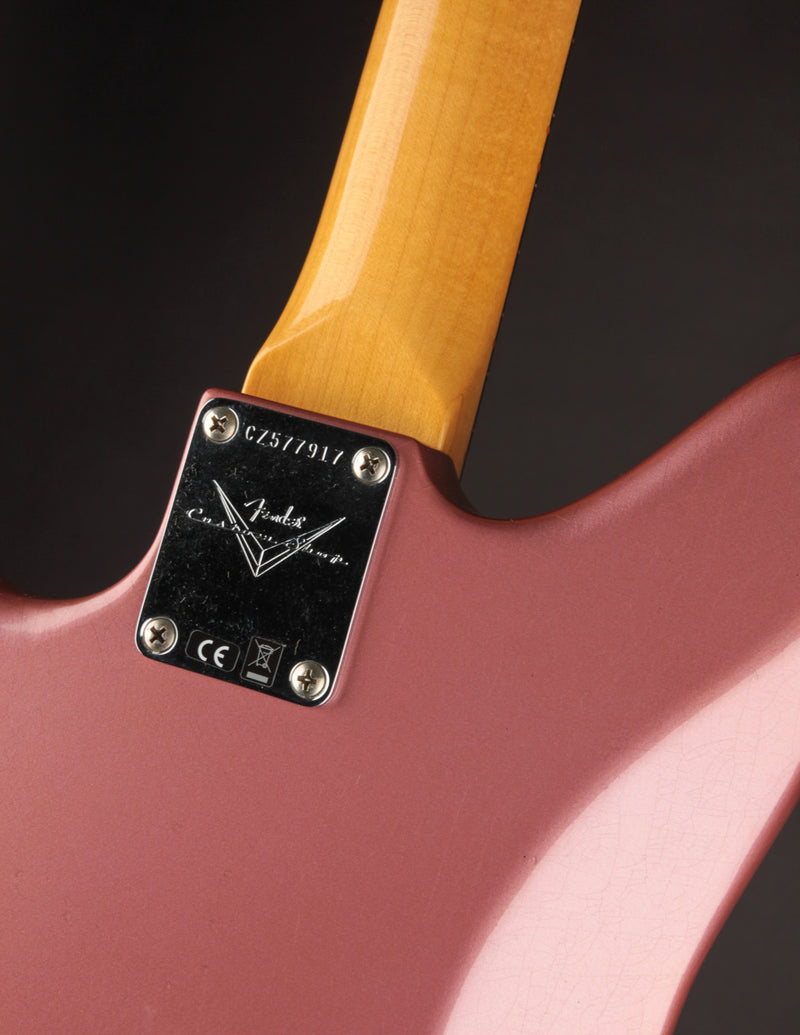 Fender Custom Shop 1964 Jaguar Aged Burgundy Mist Metallic/Journeyman (USED, 2024)