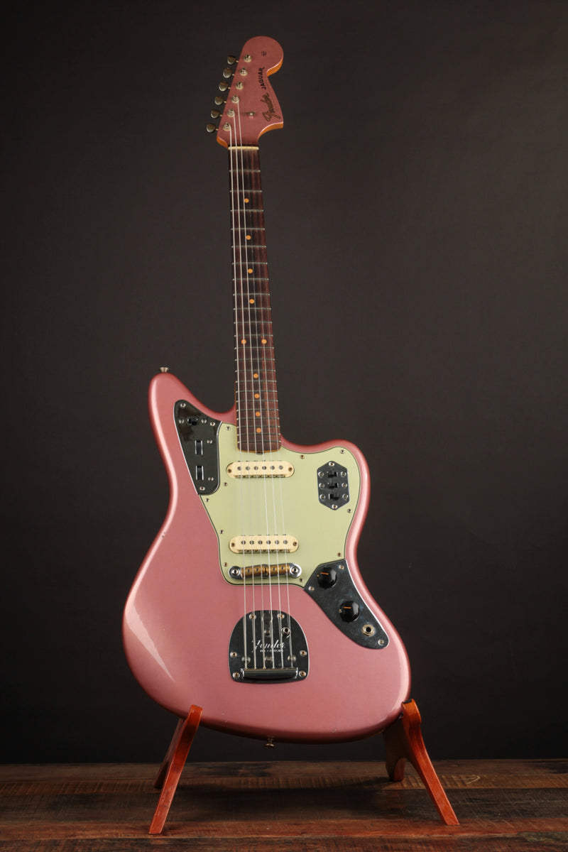Fender Custom Shop 1964 Jaguar Aged Burgundy Mist Metallic/Journeyman (USED, 2024)