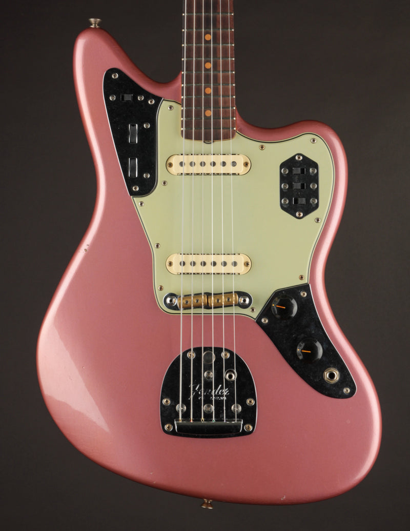 Fender Custom Shop 1964 Jaguar Aged Burgundy Mist Metallic/Journeyman (USED, 2024)