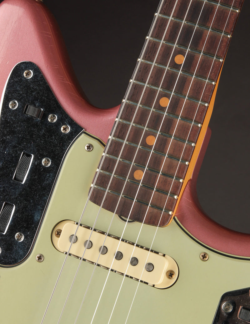 Fender Custom Shop 1964 Jaguar Aged Burgundy Mist Metallic/Journeyman (USED, 2024)