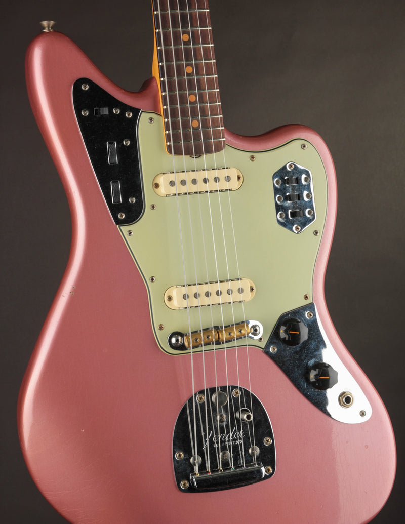 Fender Custom Shop 1964 Jaguar Aged Burgundy Mist Metallic/Journeyman (USED, 2024)