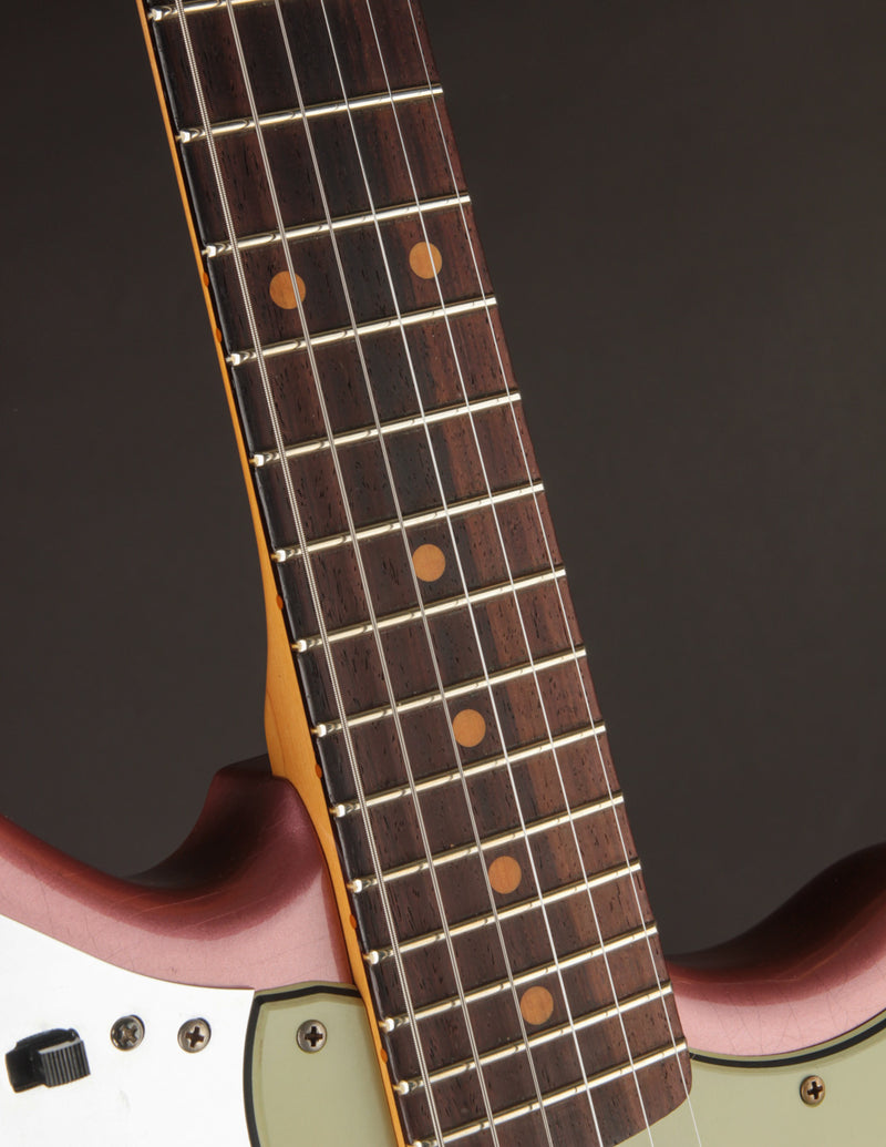 Fender Custom Shop 1964 Jaguar Aged Burgundy Mist Metallic/Journeyman (USED, 2024)