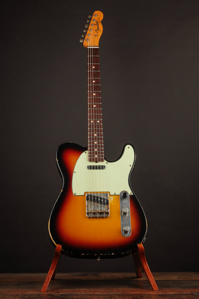 Fender Custom Shop '63 Telecaster Relic, 3-Tone Sunburst (USED, 2012)