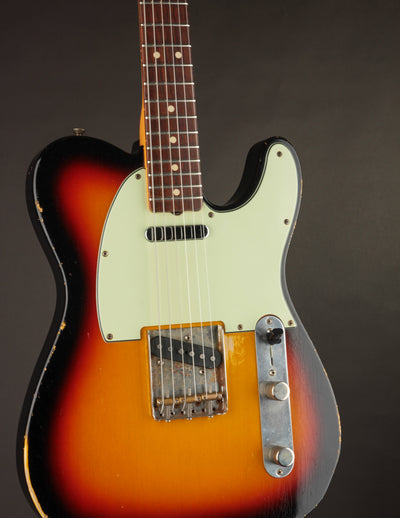 Fender Custom Shop '63 Telecaster Relic, 3-Tone Sunburst (USED, 2012)