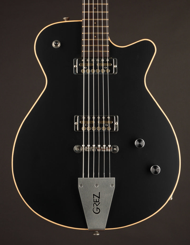 Grez Guitars Mendocino Baritone Black Top Matte (USED, 2022)