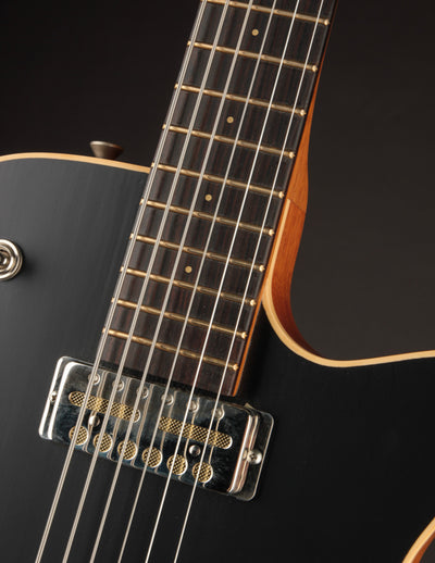 Grez Guitars Mendocino Baritone Black Top Matte (USED, 2022)