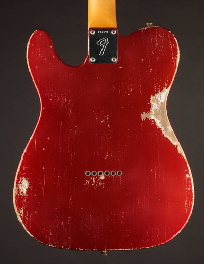Fender Masterbuilt Greg Fessler '68 Telecaster Thinline Candy Apple Red/Relic (USED, 2020)