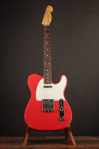 Lentz Traditional Tele Fiesta Red w/Brazilian (USED, 2015)