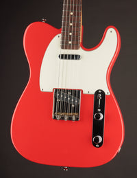 Lentz Traditional Tele Fiesta Red w/Brazilian (USED, 2015)