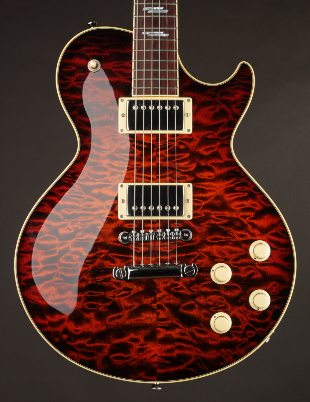 Collings City Limits Deluxe Quilt Tiger Eye w/ Throbaks (USED, 2018)