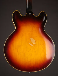 Back view of a 1961 Sunburst Gibson ES-335TD