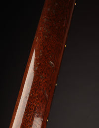 Close up of an electric guitar neck 