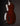 Vintage electric guitar with sunburst finish and black pickguard on a dark background, back/side view 