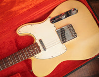 Vintage telecaster in case with red lining 