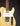 Vintage electric guitar with a blonde finish on a dark background