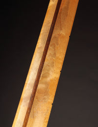 Back view of maple neck on a Blonde 1953 Fender Telecaster