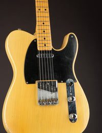 Blonde 1953 Fender Telecaster, close up 