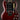 Red electric guitar with a dark background