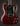 Red electric guitar with a dark background