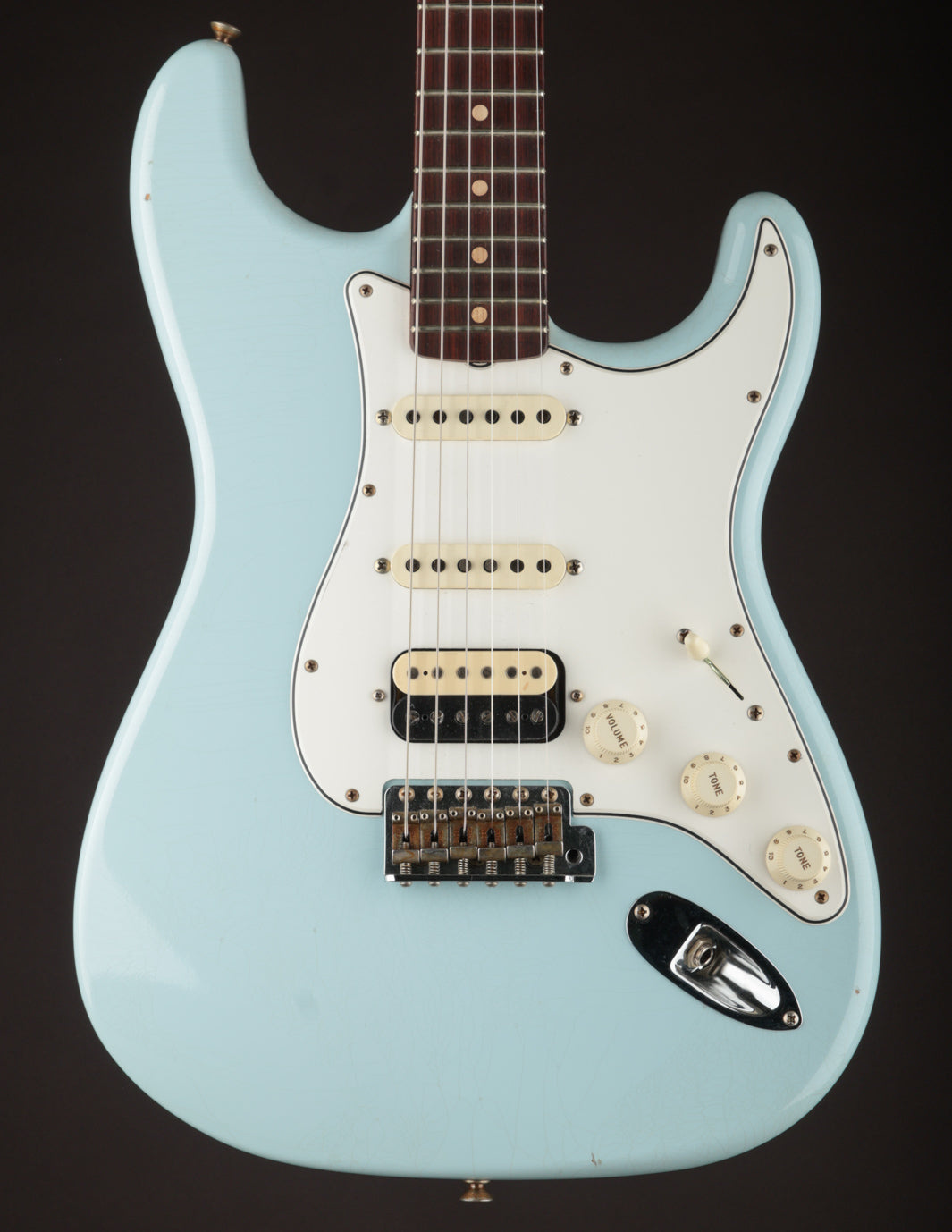 Fender Custom Shop 1964 HSS Stratocaster Sonic Blue/Journeyman (USED, 2023)