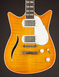 Frank Brothers Arcade Thinline Lemon/Tango Burst (USED, 2025)