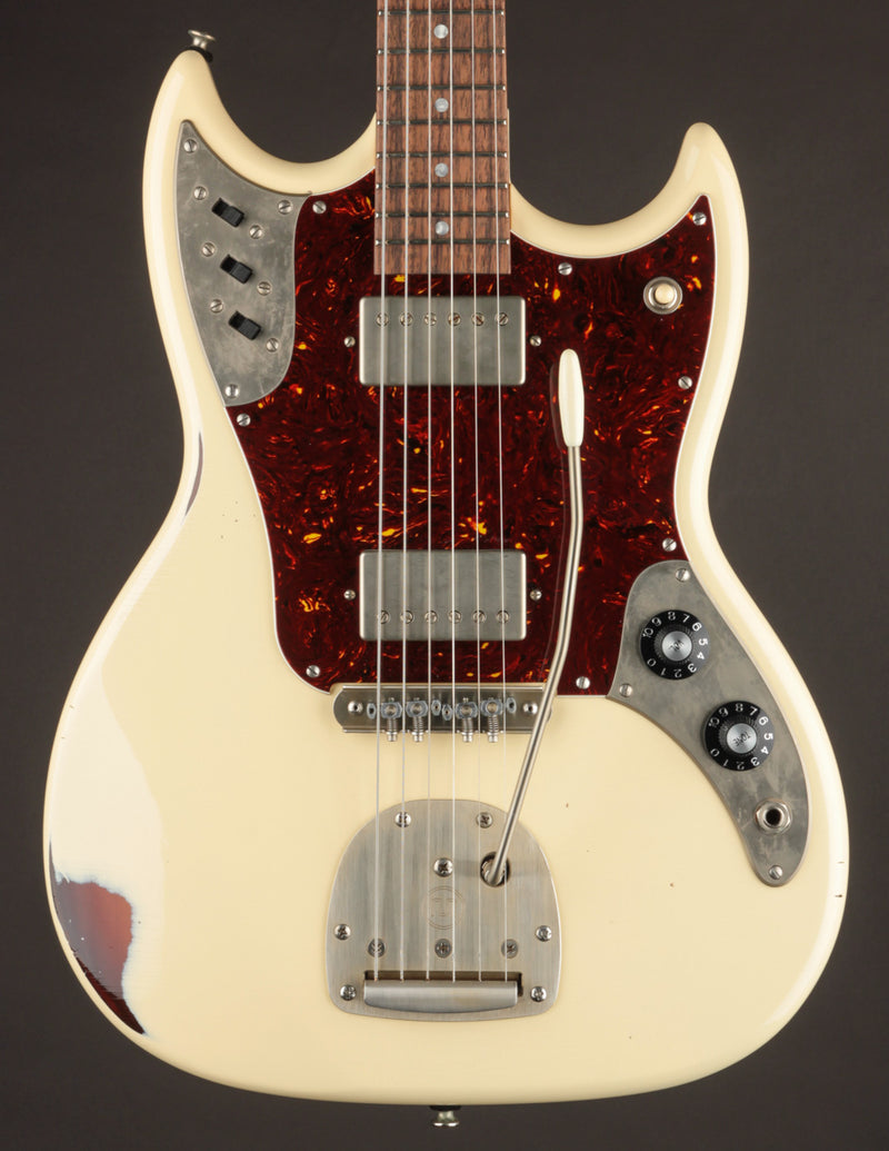 Frank Brothers Sonar Nicotine White Over Tobacco Sunburst