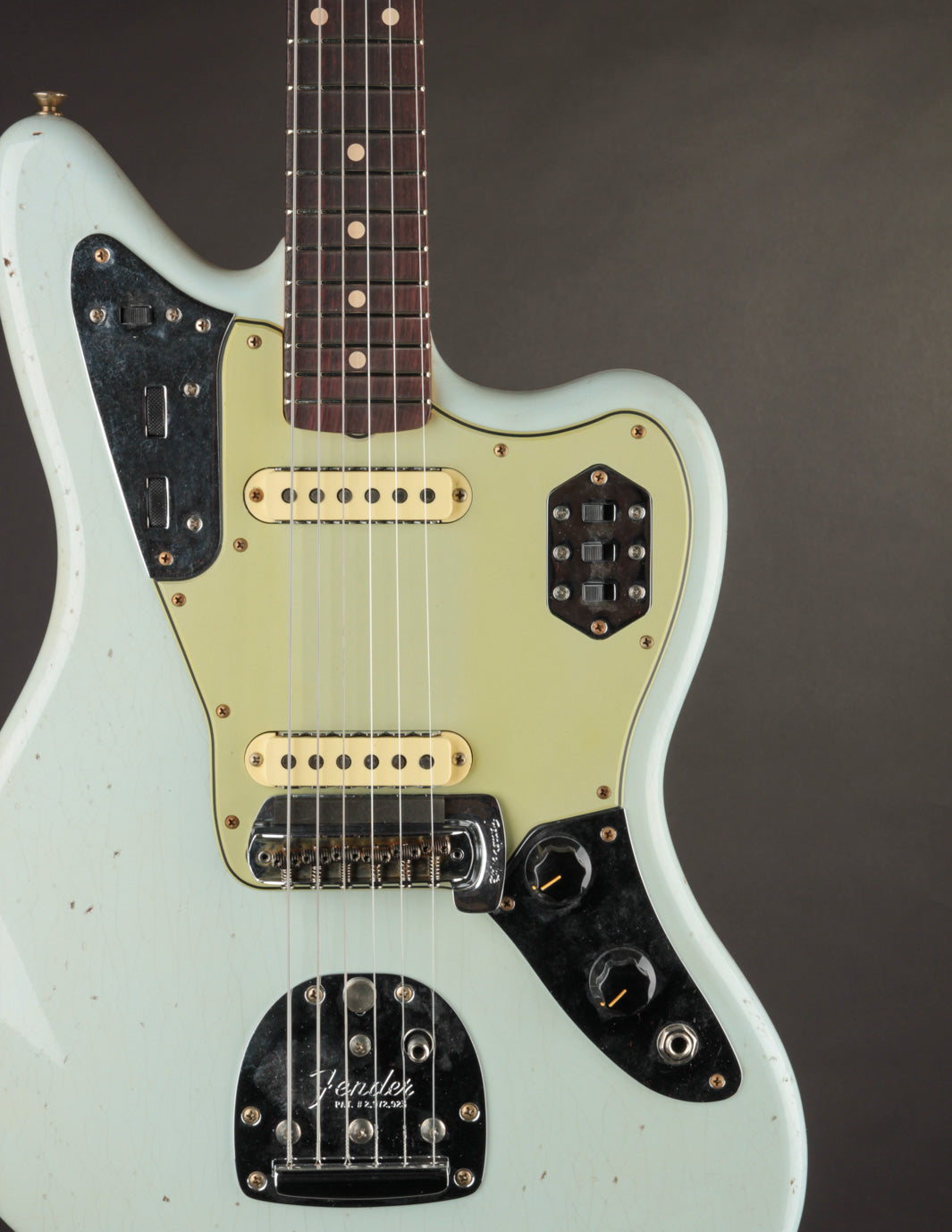 Fender Custom Shop '63 Jaguar Super Sonic Blue | The Music Emporium