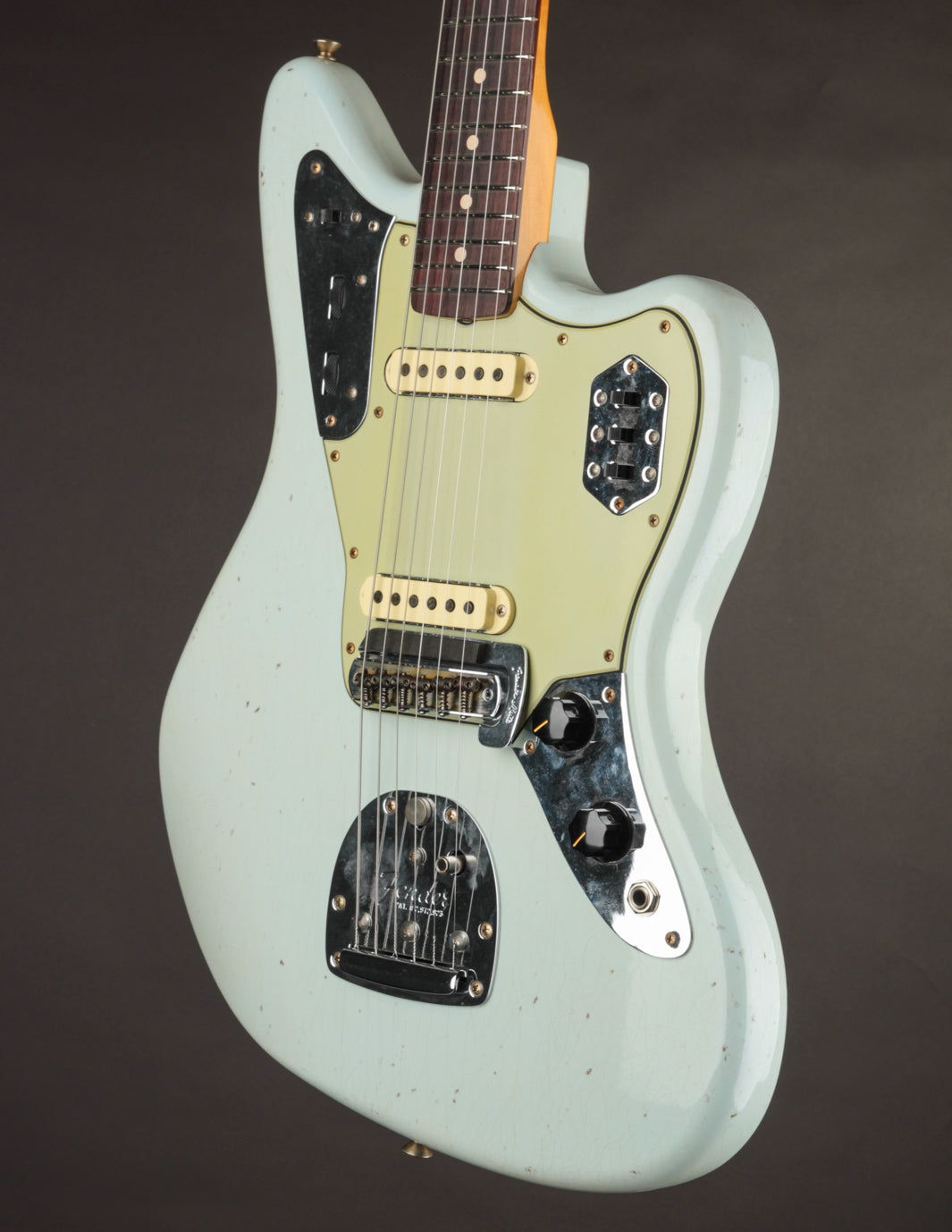 Fender Custom Shop '63 Jaguar Super Sonic Blue | The Music Emporium