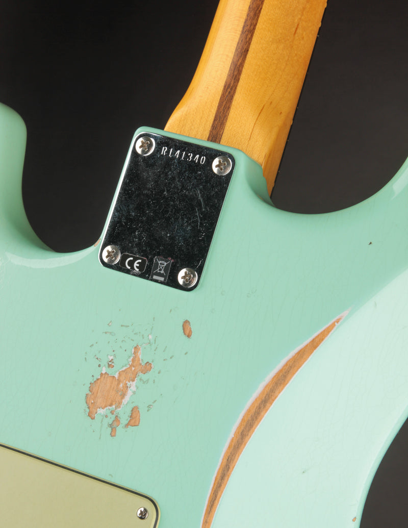 Fender Custom Shop Custom DLX HB S-1 Stratocaster NAMM 2025 Aged Surf Green/Relic