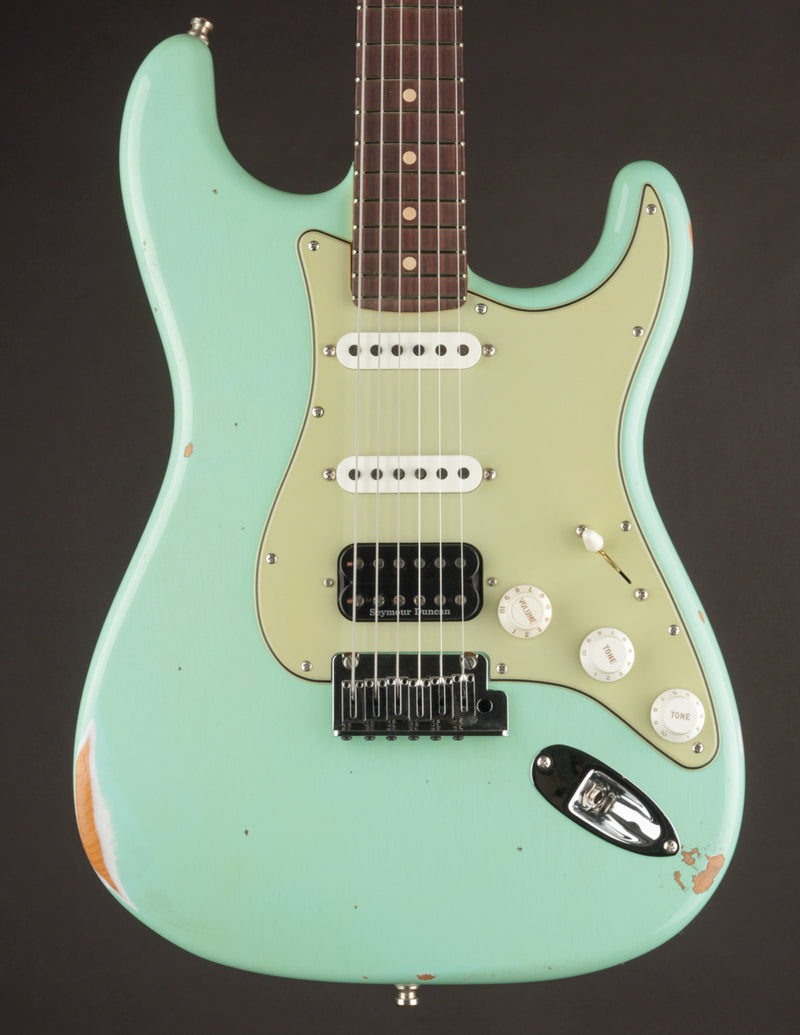 Fender Custom Shop Custom DLX HB S-1 Stratocaster NAMM 2025 Aged Surf Green/Relic