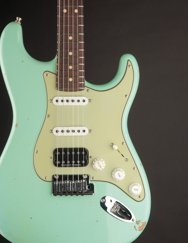Fender Custom Shop Custom DLX HB S-1 Stratocaster NAMM 2025 Aged Surf Green/Relic